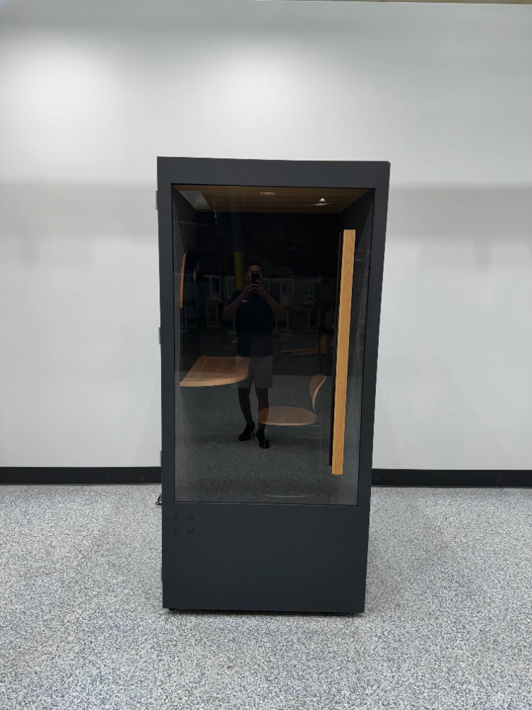 Black Room Sound Proof Phone Booth