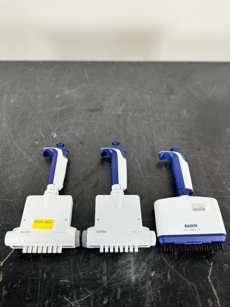 Rainin Pipet-Lite XLS Multichannel Pipettes - Quantity 3