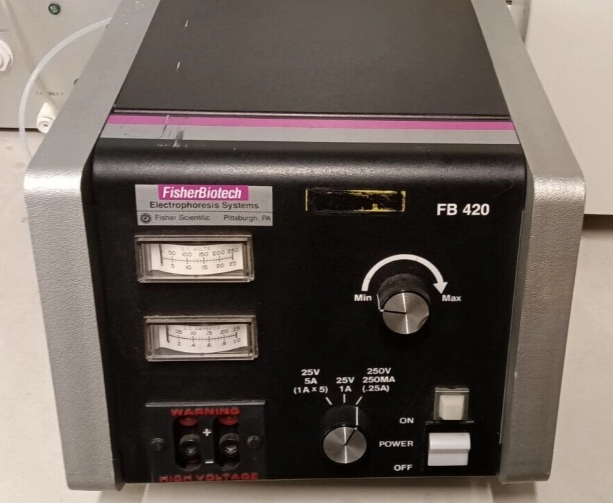 FisherBiotech Electrophoresis System FB 420 Power 