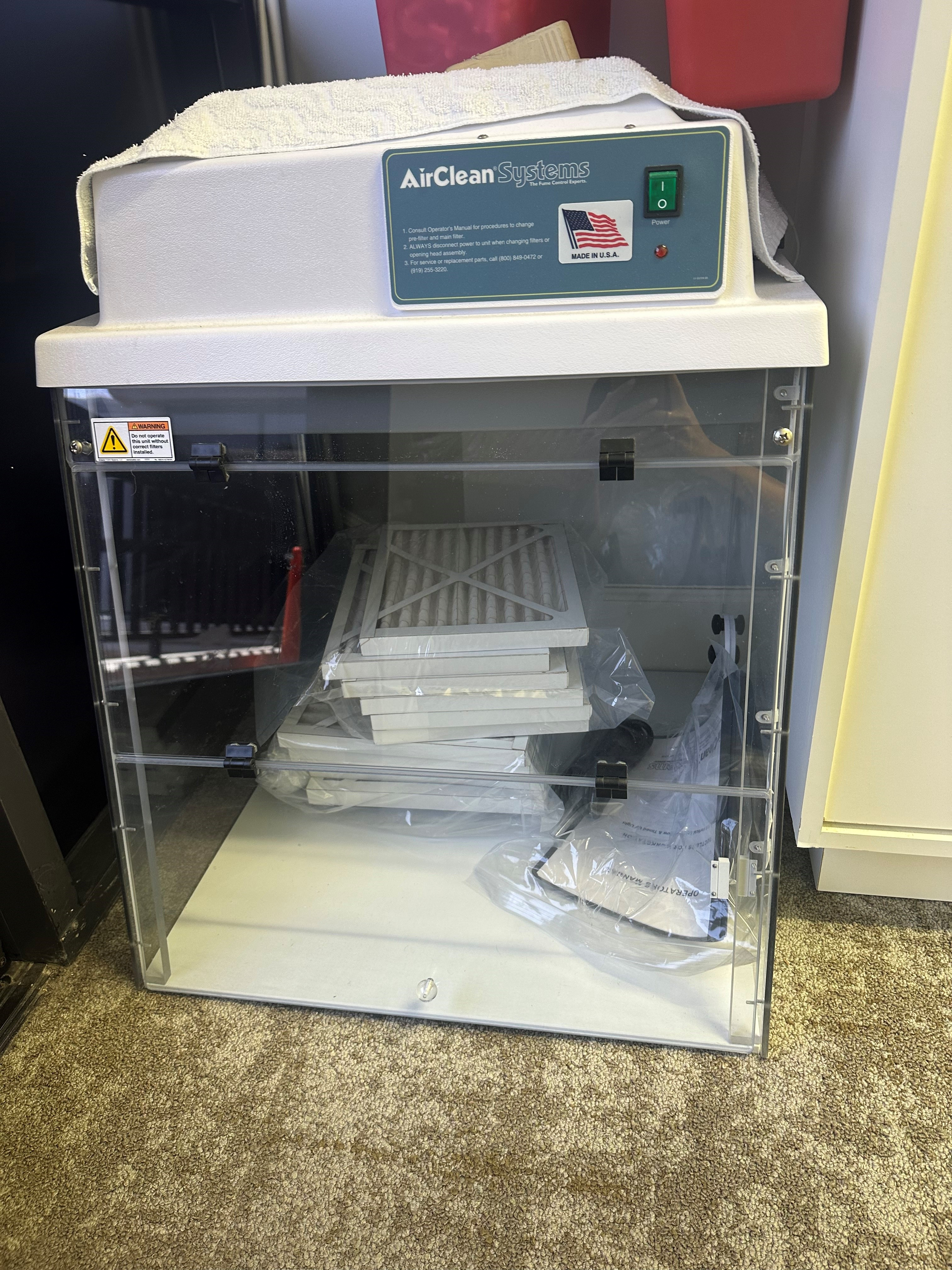 Air Clean Systems Ductless PCR Workstation