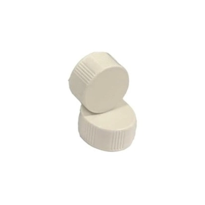 Qorpak 22-400 White Urea CT Cap with PE Foam Liner 5300/Cs 317406