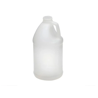 Qorpak 64oz (1920ml) Natural HDPE Handled Round Jug With 38-400 Neck Finish Jug 40/Cs 321219