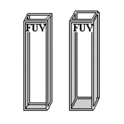 Spectrocell 1 mm Open Top Standard Quartz FUV Cells With PTFE Lid R-3001