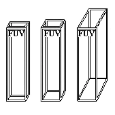 Spectrocell 10 mm Open Top Standard Fluorometer FUV Cells With PTFE Lid RF-3010
