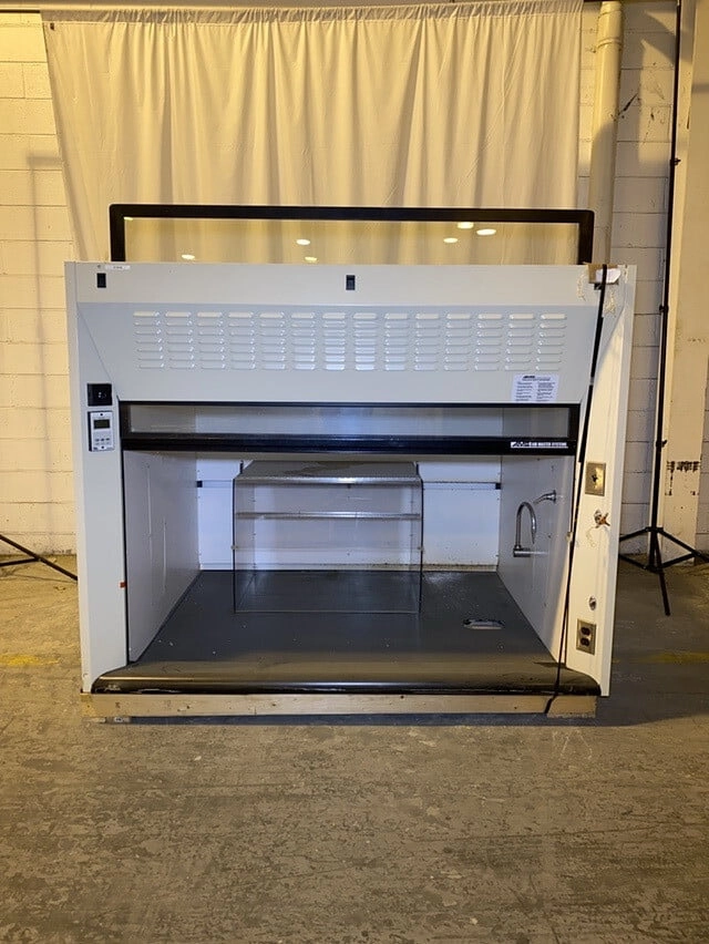 AMS 6 foot extra depth benchtop chemical fume hood package (pre-owned)