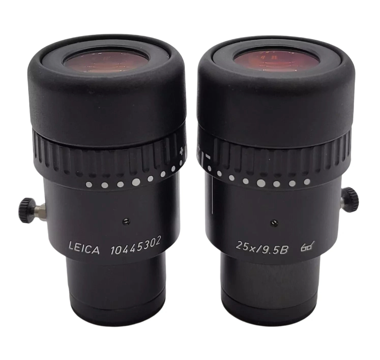 Leica Wild Stereo Microscope Eyepiece Pair 25x/9.5B 10445302 Eyepieces