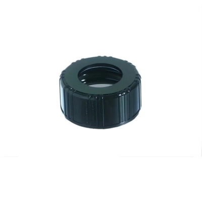 Qorpak 18-400 Black Phenolic Unlined Hole Cap, 7500/Cs CAP-05833