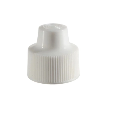 Qorpak 18-410 White PP Unlined Over Cap, 5600/Cs CAP-00500