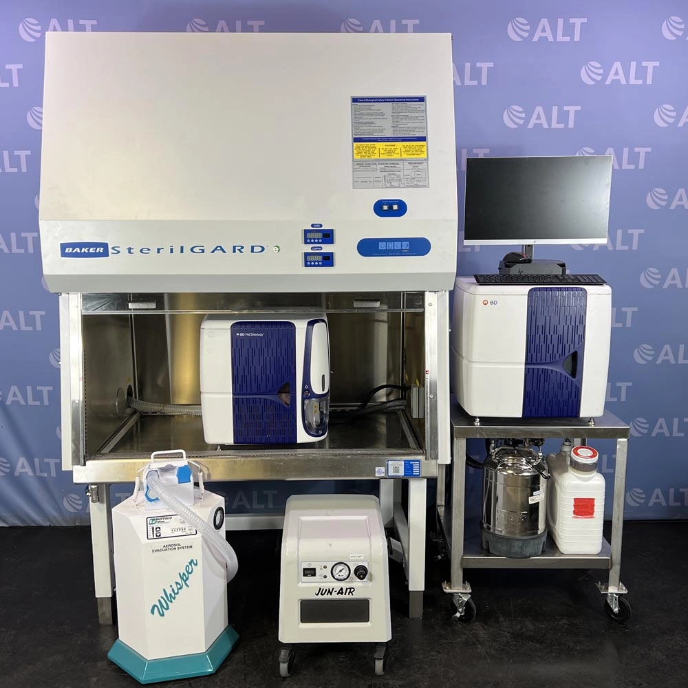 BD Biosciences  FacsMelody Cell Sorter, Model 662750, With 4&prime; SterilGARD Biosafety Cabinet, Model BD404XD