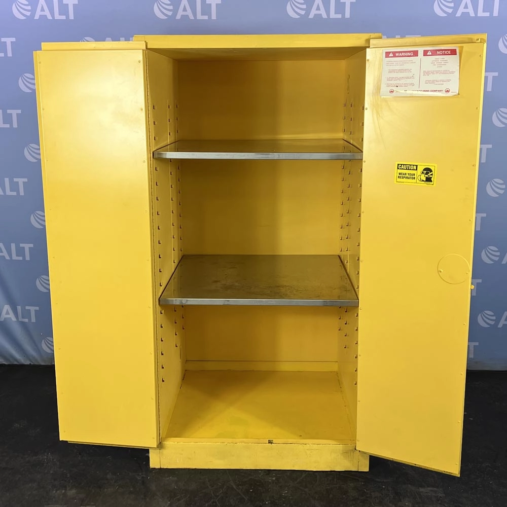 Justrite  Safety Storage Cabinet For Flammable Liquids, 55 Gal. Capacity Drum Storage, Cat. No. 25700