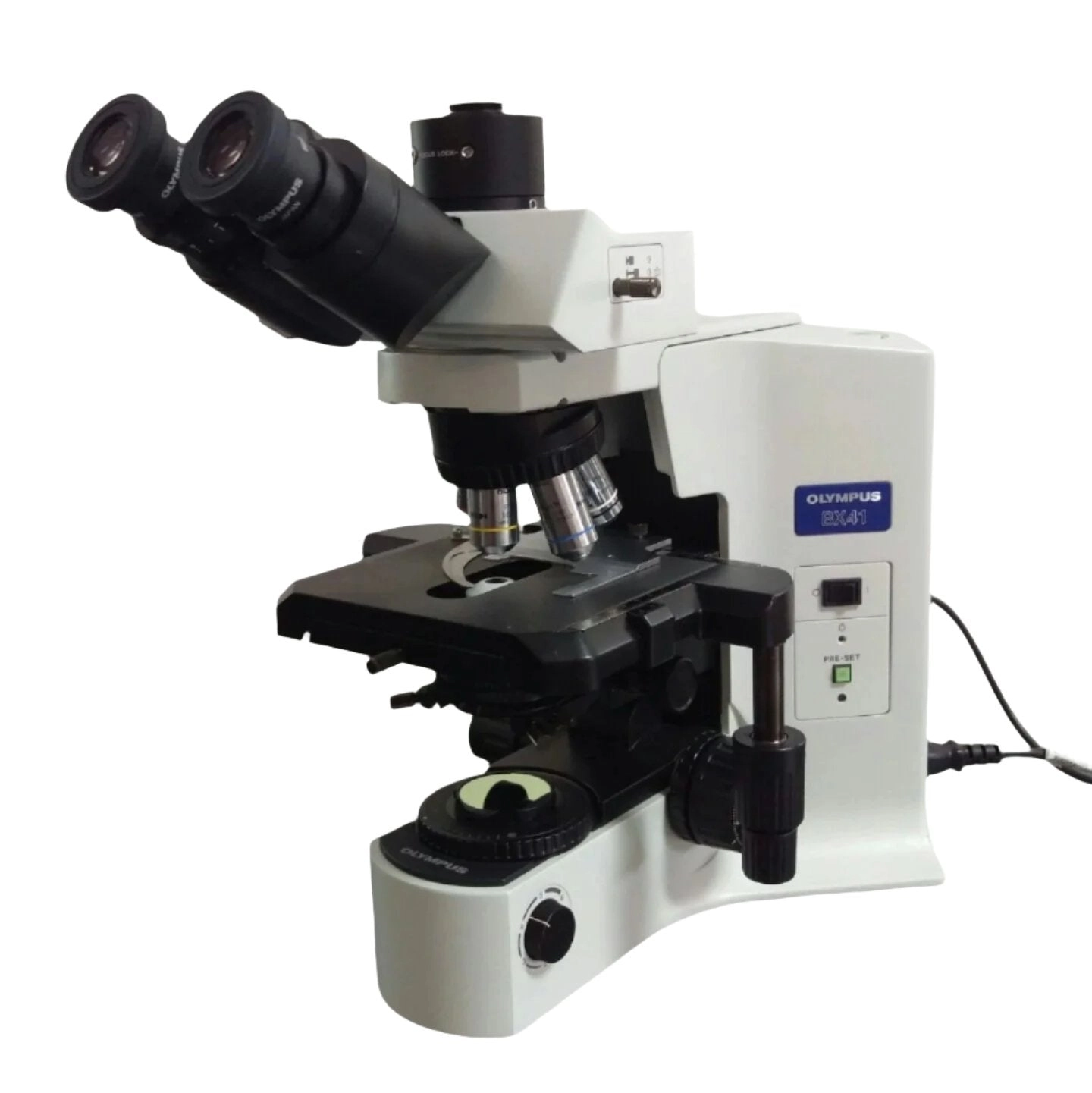 Olympus Microscope BX41 with Trinocular Head and Camera Package