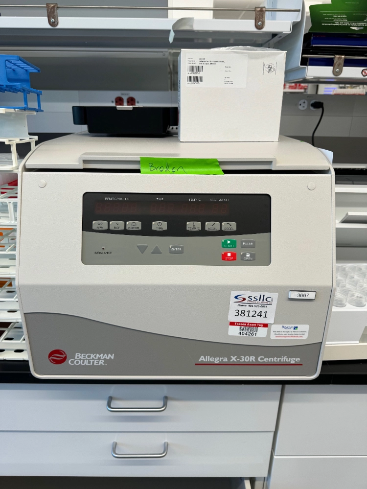 Beckman Coulter Allegra X-30R Refrigerated Centrifuge