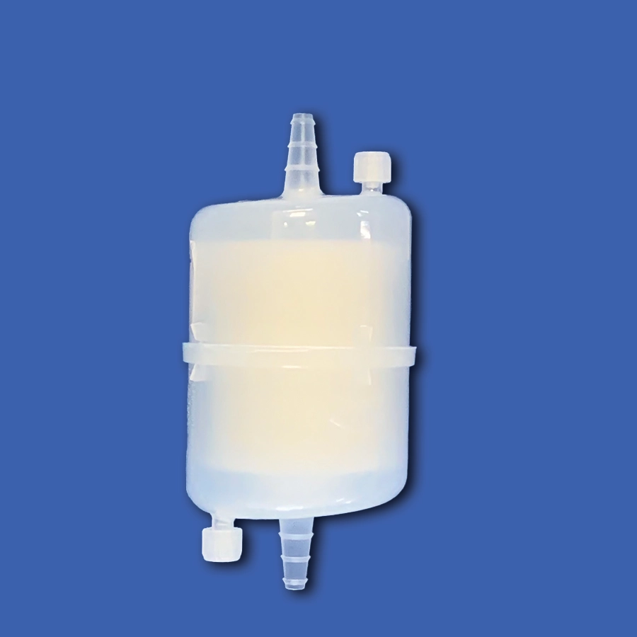 Capsule Filter, SKL Series, 0.65/0.2-micron, PES Membrane, 1/4" to 3/8" Hose Barb, Sterile