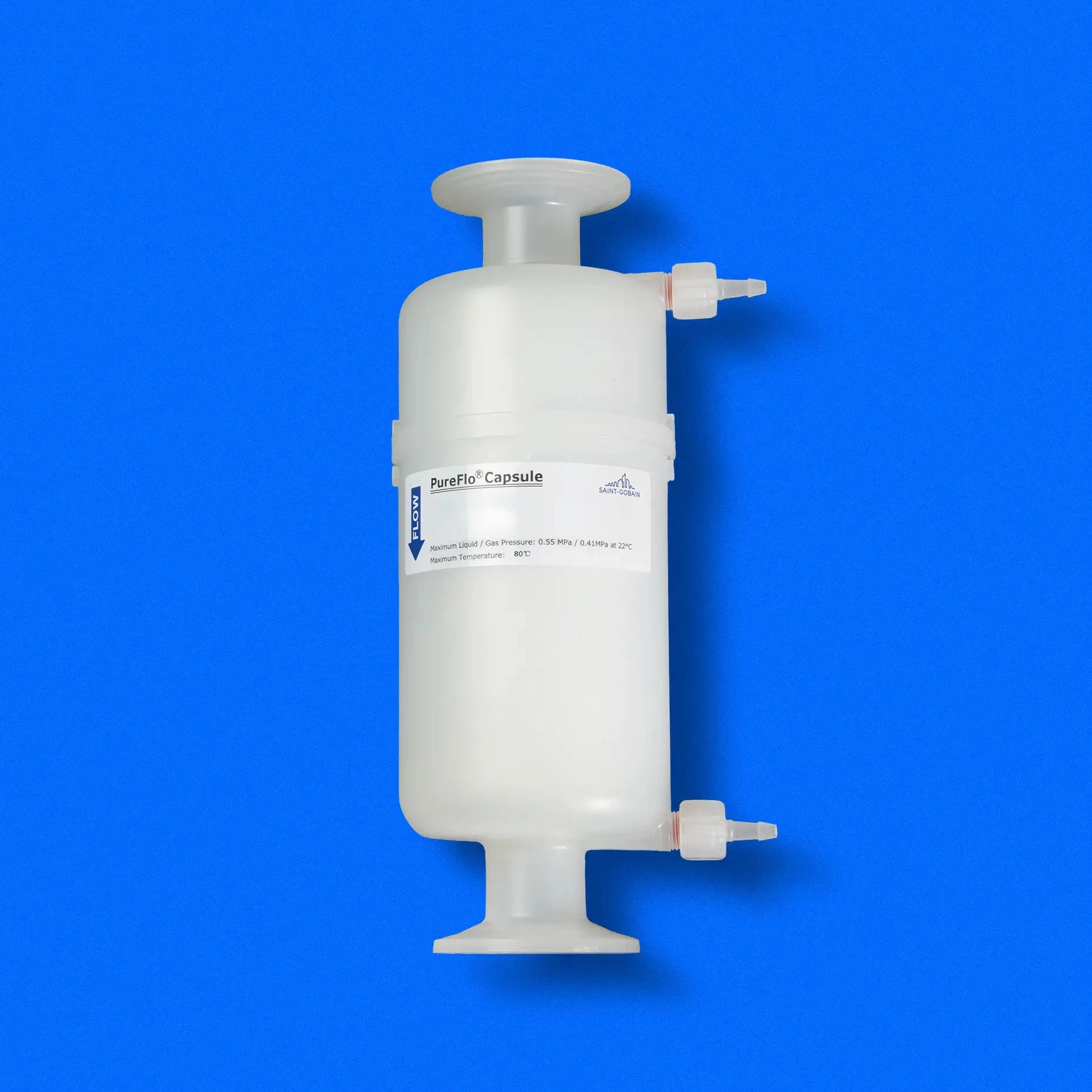 Capsule Filter, SKV Series, 0.45/0.1-micron, PES Membrane, 1.0" Tri-Clamp, Sterile