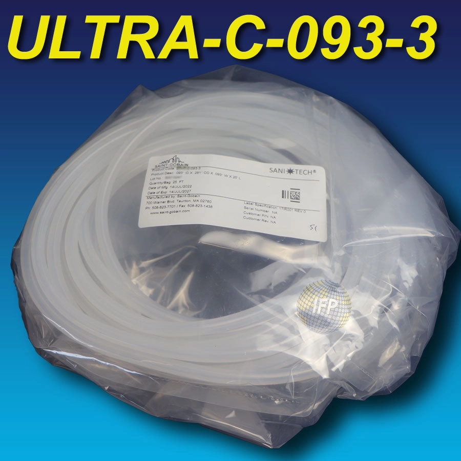 Sani-Tech® Ultra-C Ultra-Pure Platinum-Cured Silicone - ULTRA-C-093-3