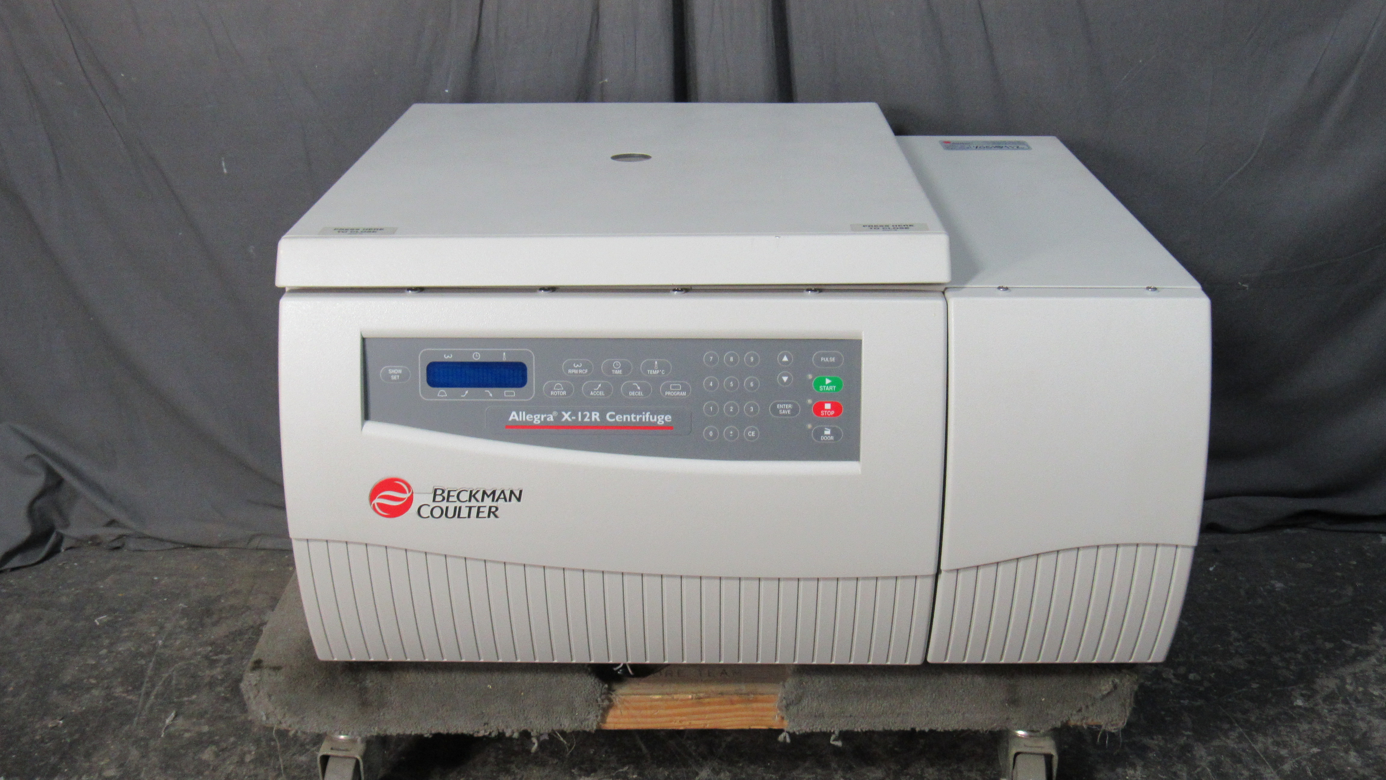 Beckman Coulter Allegra X-12R Refrigerated Centrifuge w/ Rotor & Buckets; WRRNTY