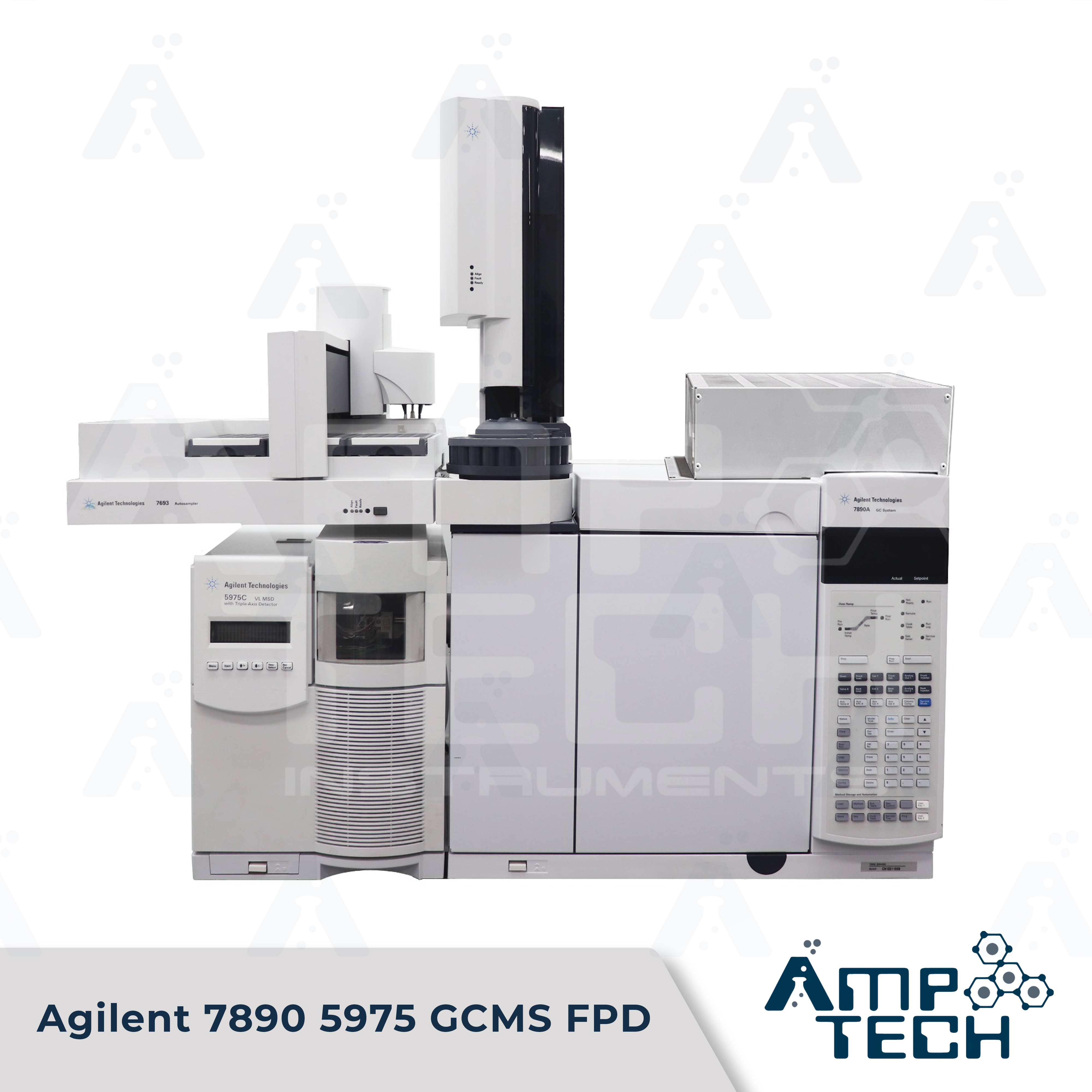 Agilent 7890 FPD GC | Dual Flame Spectrophotometer + Agilent 5975 Mass Spectrometer