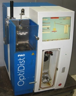 PAC HERZOG OPTIDIST, ASTM D86 AUTOMATIZED ATMOSPHERIC DISTILLATION ANALYZER MODEL: OPTIDIST, NO: TYP