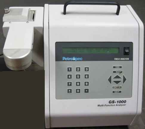 PETROSPEC GS-1000 FUELS ANALYZER, MULTI-FUNCTION ANALYZER, FORM NO: GS-1000, NO: 5500425, 1) PETROSP