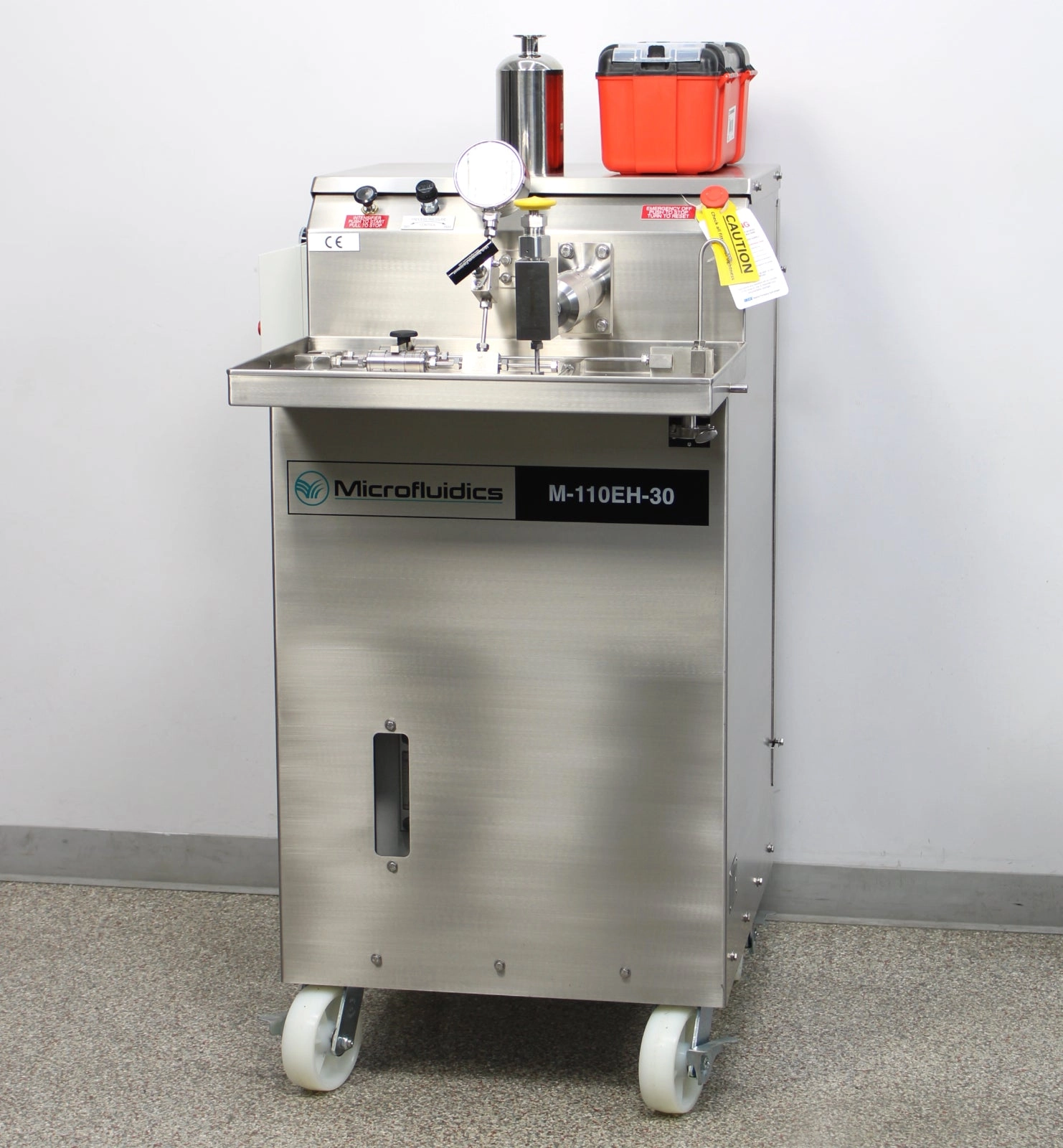 Microfluidics M-110EH-30 Electric-Hydraulic Laboratory Microfluidizer Processor