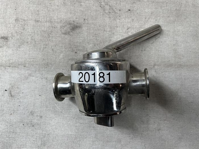 Tri-Clover Stainless Steel Shut-Off Valve