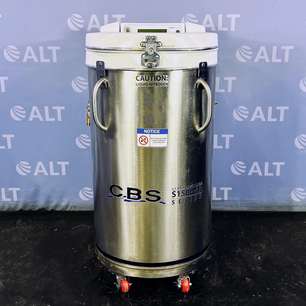 CBS Custom Biogenic Systems  S-1500 AB Series Liquid Nitrogen Freezer With 2301 Controller