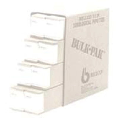 Bellco Serological Pipette, 2x.1mL-Bulk Cotton Plug Top 250/Case 1200-02010