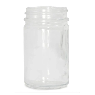 Qorpak 2.5oz (75ml) Clear Composite Test Jar with 43-400 Neck Finish Jar Only, 180/Cs GLA-00852