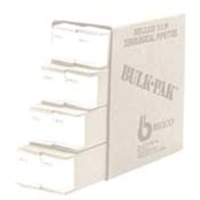 Bellco Serological &ldquo;Shortie&rdquo; Pipette, 1x.1mL-Bulk Cotton Plug Top 150/Case 1206-01010