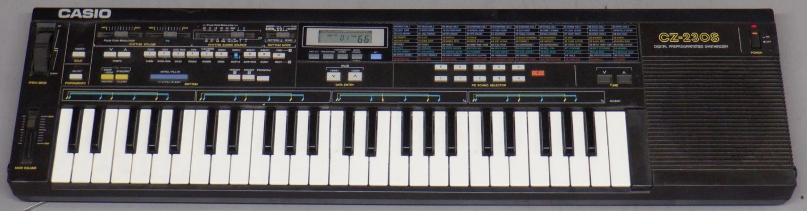 Casio CZ-230S Keyboard Electronic Piano Synthesize