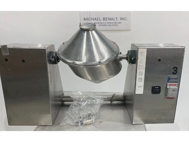 Gemco Lab Double Cone Blender with Bar