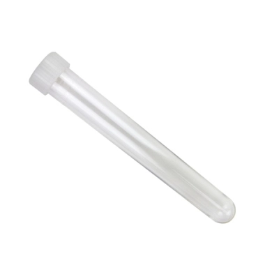 Bellco Sterile Test Tubes with Screw Caps 16x150mm 21 mL Bag Pack, 500/Case 1300-00301