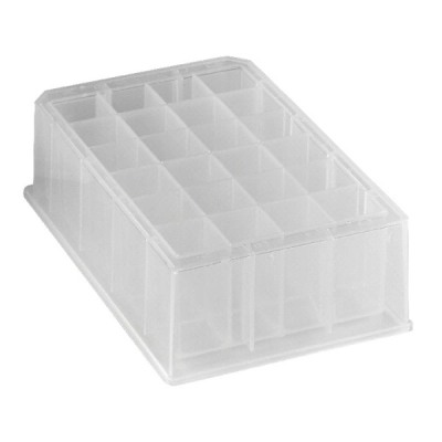 Bellco 24-Well Deep-Well Plates Polypropylene Co-Polymer Natural Bag Pack, 20/Case 1300-00317