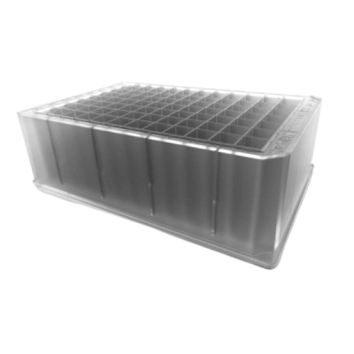Bellco 96-Well Deep-Well Plates With Chamfered Corners Polypropylene Co-Polymer, 20/Case 1300-00325