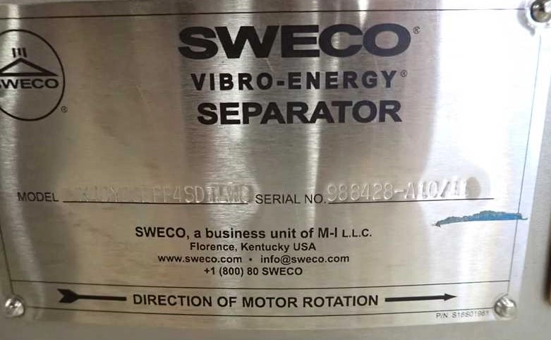 Sweco MX30 Two Deck Screener