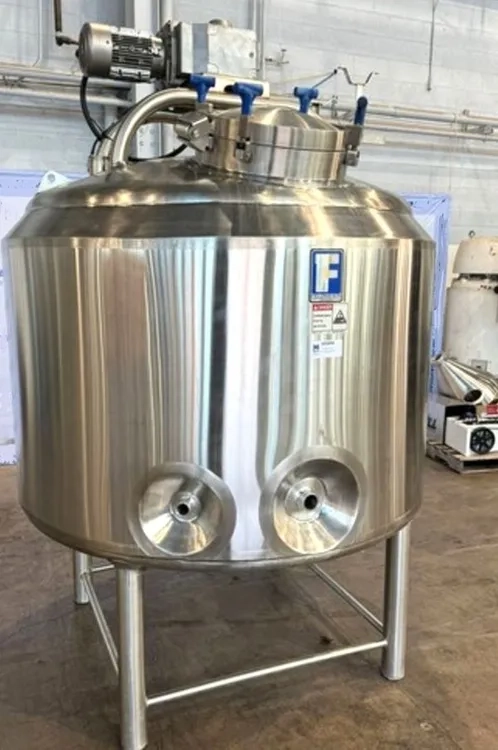 500 Gallon Sanitary Feldmeier Reactor Vessel 316L Stainless Steel