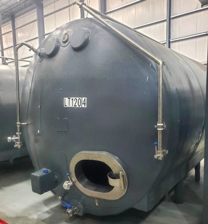 5000 Gallon Stainless Steel Storage Tank with Heating/Cooling Coils Insu...