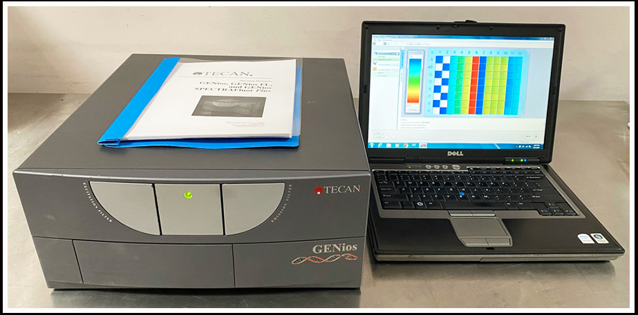 Tecan Genios Plus Multimode Microplate Reader Ab & FI & Lum w WARRANTY