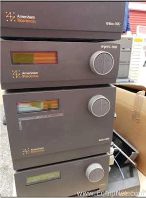 Lot 120 Listing# 1016249 Amersham Bioscience FPLC Box-900 with pH-C900 and Uv-900