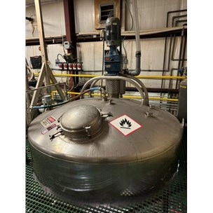 1000 Gal Brighton Corp. Stainless Steel Reactor