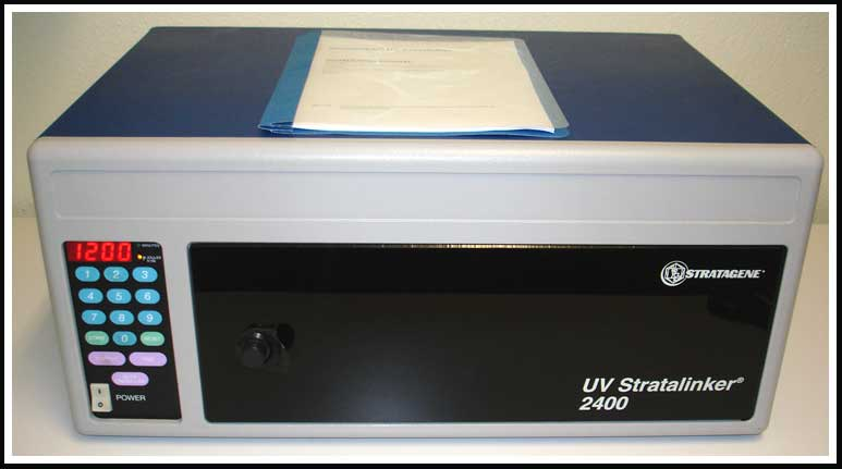 Stratagene Stratalinker UV DNA RNA Crosslinker 2400 w WARRANTY