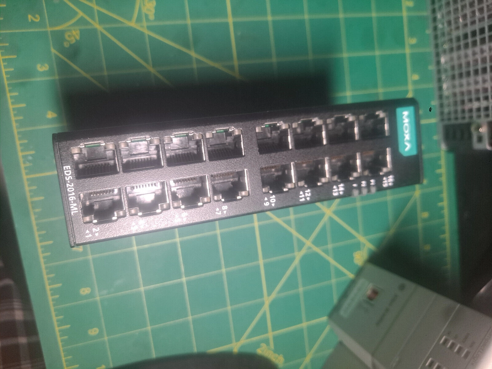 Moxa EDS-2016-ML DIN-Rail 16 Port Unmanaged Networ