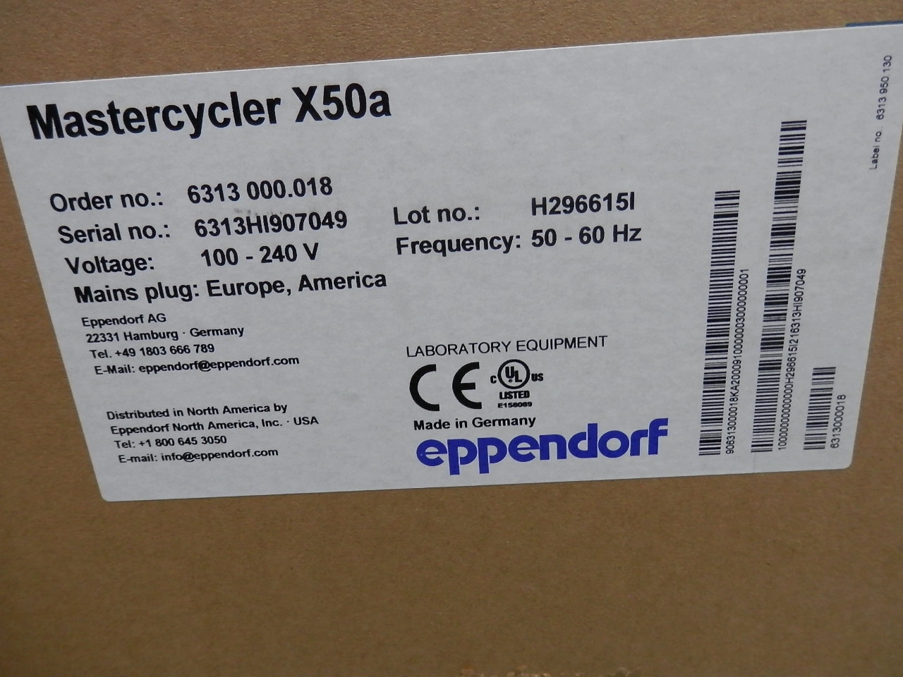 Eppendorf Mastercycler x50a