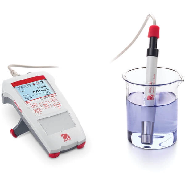 Portable dissolved oxygen (DO) meter with probe | Ohaus ST400C-G (NEW)