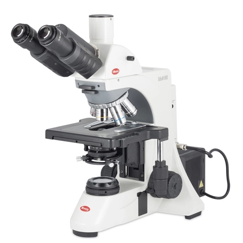 Motic BA410E 50W Halogen Trinocular Sextuple Compound Microscope (Light Split 80/20)