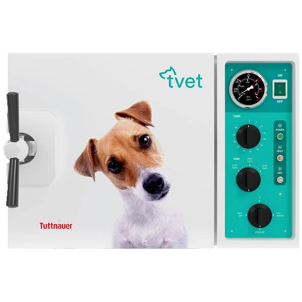 TVET 10M - In Stock - Tuttnauer Manual Veterinary Autoclave - IN STOCK