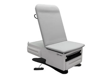 UMFmedical Hi-Lo Manual Back Table W/Foot Control &amp; Stirrups