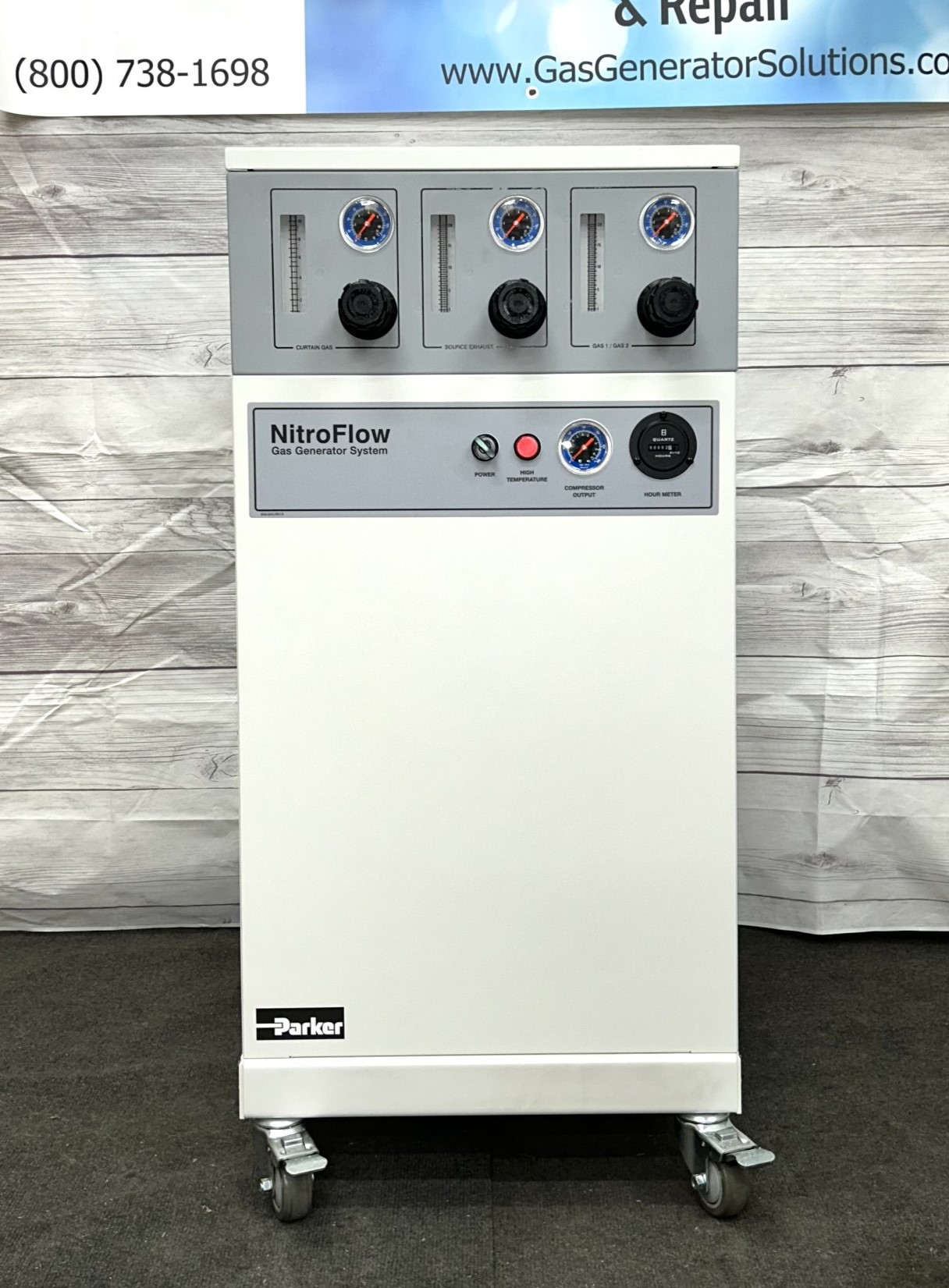 Parker NitroFlowTG2NA Tri-Gas Generator