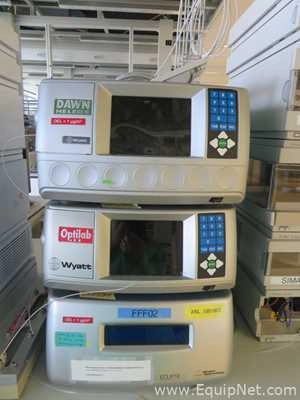 Lot 359 Listing# 877664 Wyatt Technology Corporation Eclipse 2 With Optilab Rex and DAWN Heleos HPLC Detectors