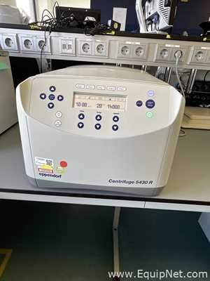 Lot 152 Listing# 868304 Eppendorf 5430R Refrigerated Laboratory Centrifuge